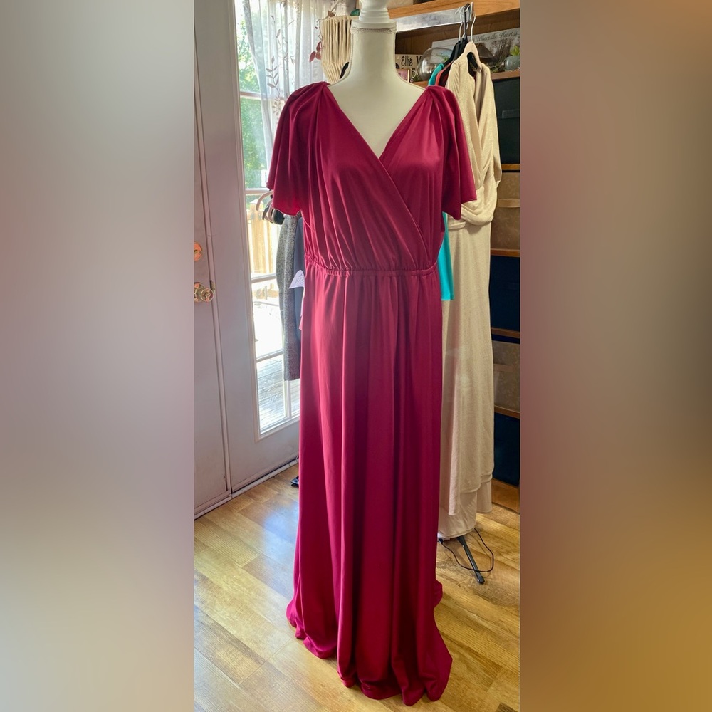 Koh Koh  new with tags Formal formal maxi with flutter sleeves size 3x